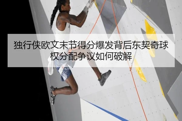 独行侠欧文末节得分爆发背后东契奇球权分配争议如何破解
